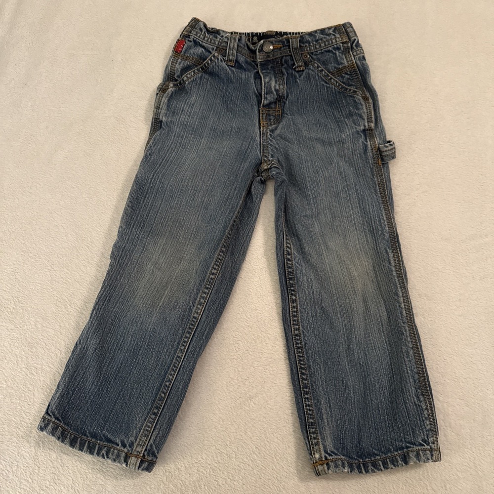 Guess Toddler Boys Blue Carpenter Denim Jeans Size 4 Youth Vintage 90s‎ Y2K